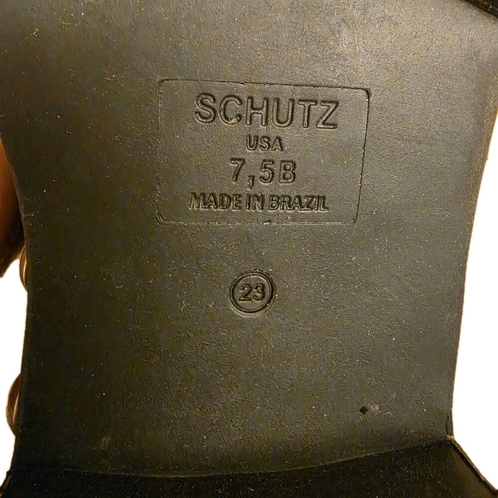 Schutz Andrea Studded Super Soft Leather Combat Boots, Womens Size 7.5 B - Picture 9 of 11